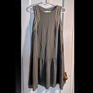 Transit Par Such grey/army dress Size 2, S or M